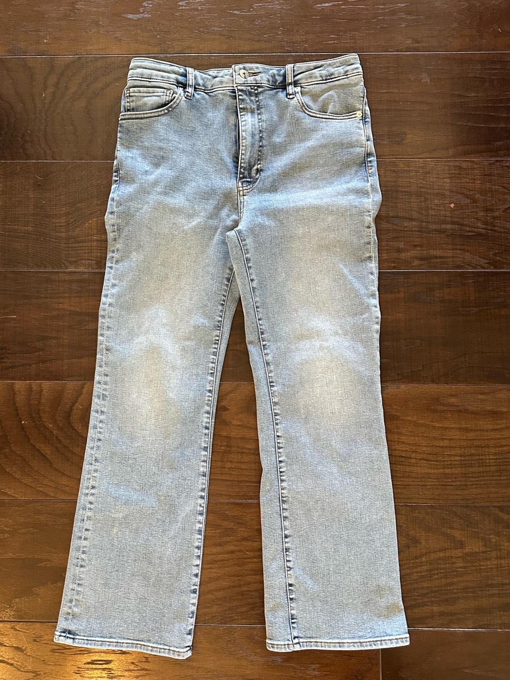 Frame Denim women's Light Wash reboot crop denim Jeans